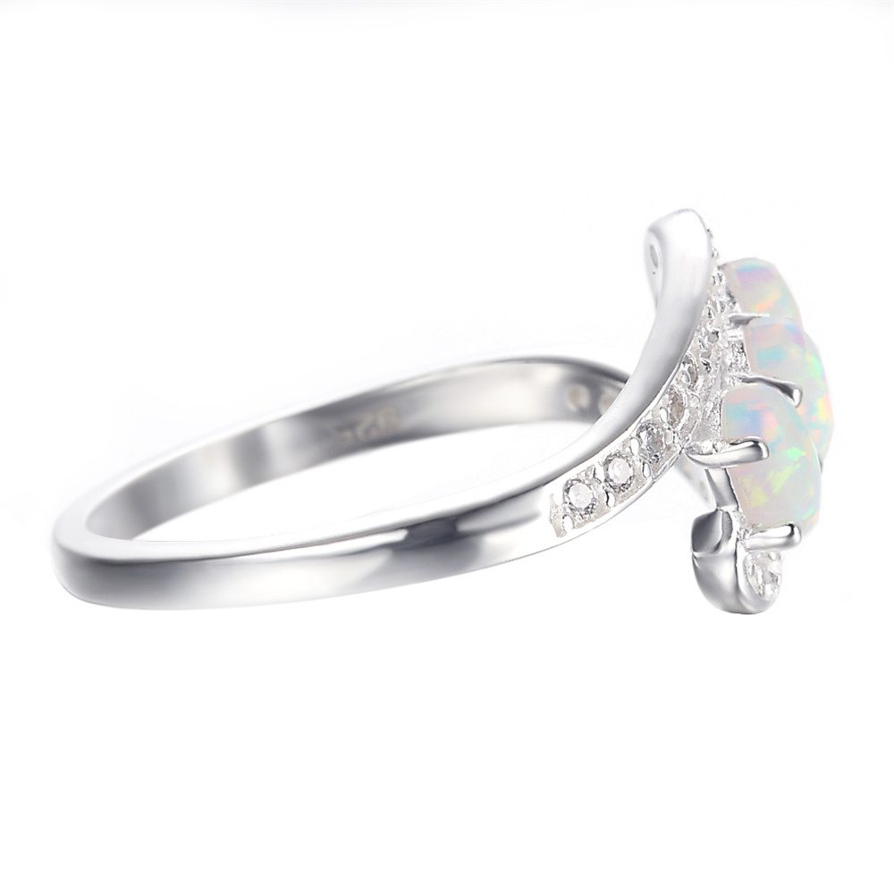Free Sample Turkish Wedding 925 Silver Opal Ring