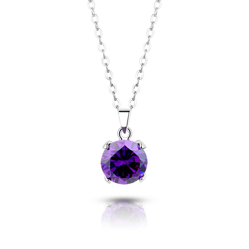 Mascot New Graceful Gemstone Silver Pendant Jewelry Necklace Design Luxury Square 3A Cubic Zircon Pendant