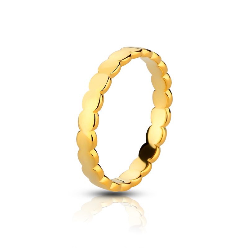 Wholesale Mascot Silver Jewelry Woman Fine Jewelry Plating Gold Ring Filled Ring Classic Simple