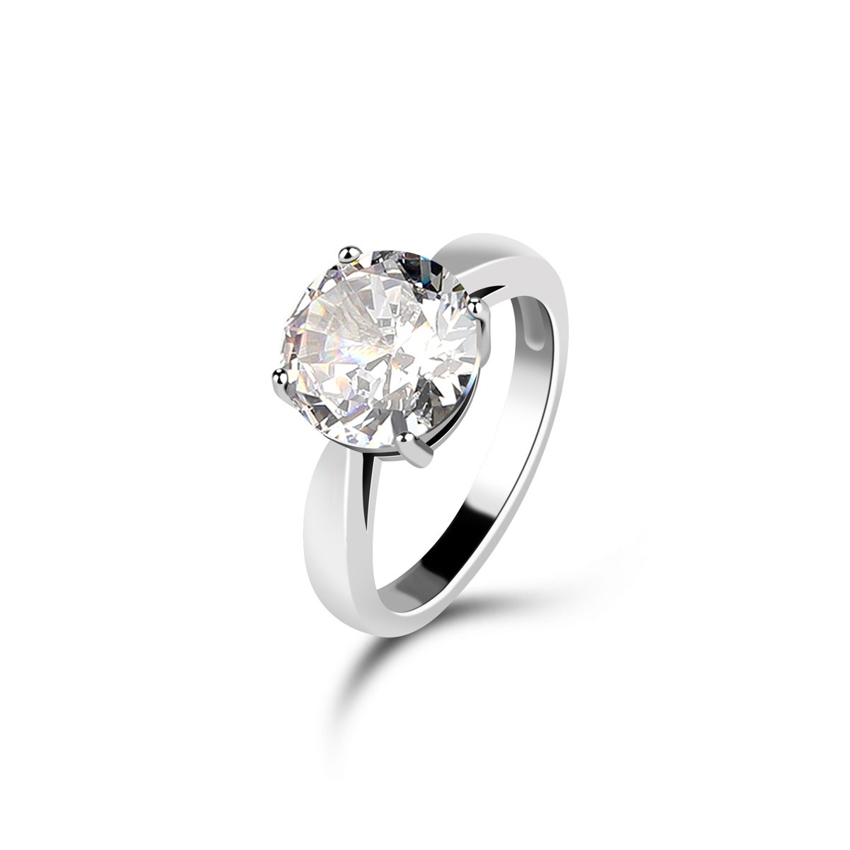 Mascot Custom 925 Sterling Silver Engagement Wedding Rings Jewellery