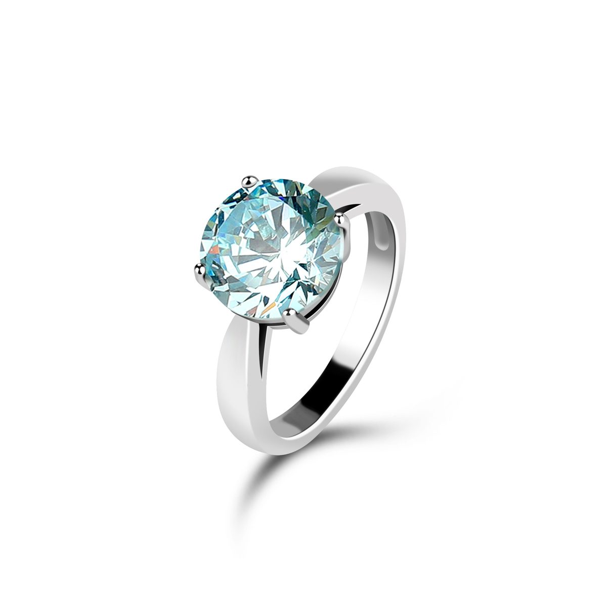 Mascot Custom 925 Sterling Silver Engagement Wedding Rings Jewellery