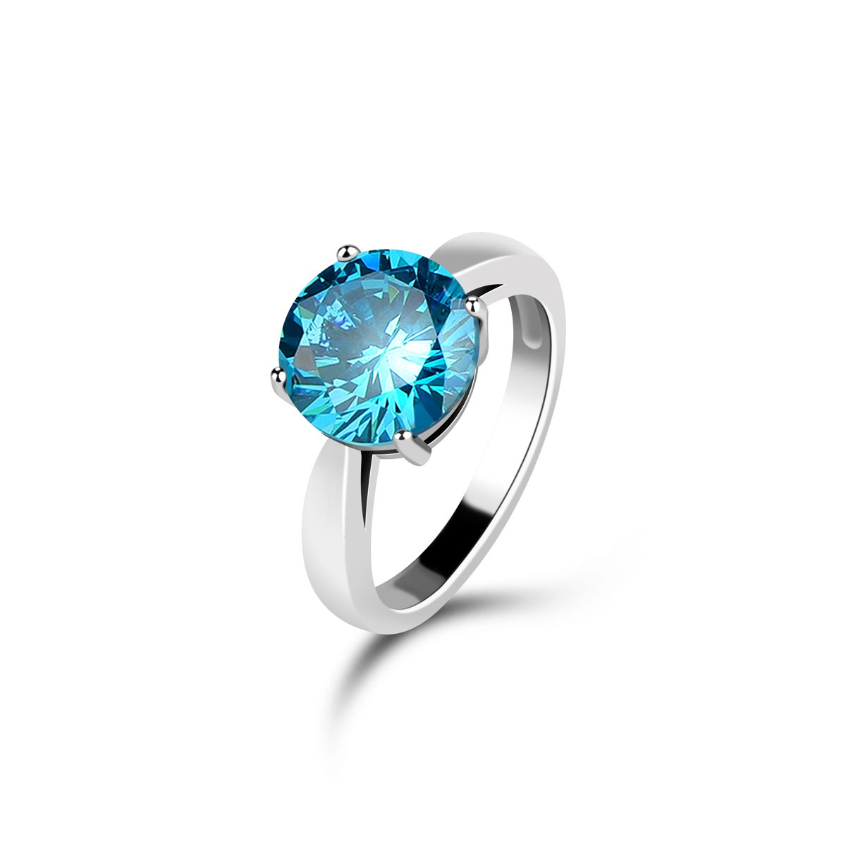 Mascot Custom 925 Sterling Silver Engagement Wedding Rings Jewellery