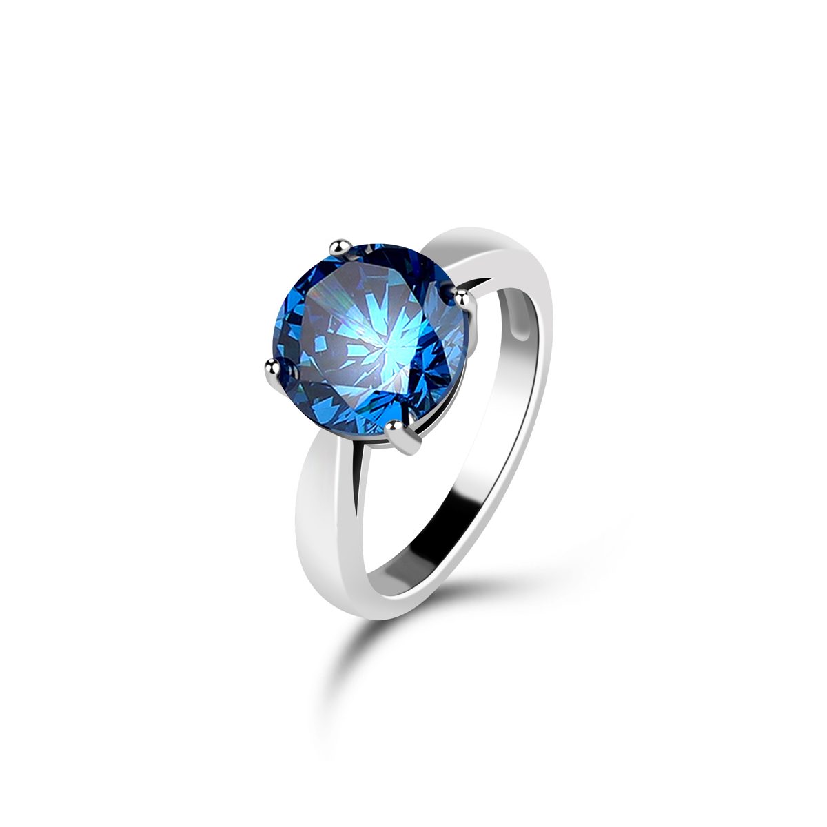 Mascot Custom 925 Sterling Silver Engagement Wedding Rings Jewellery
