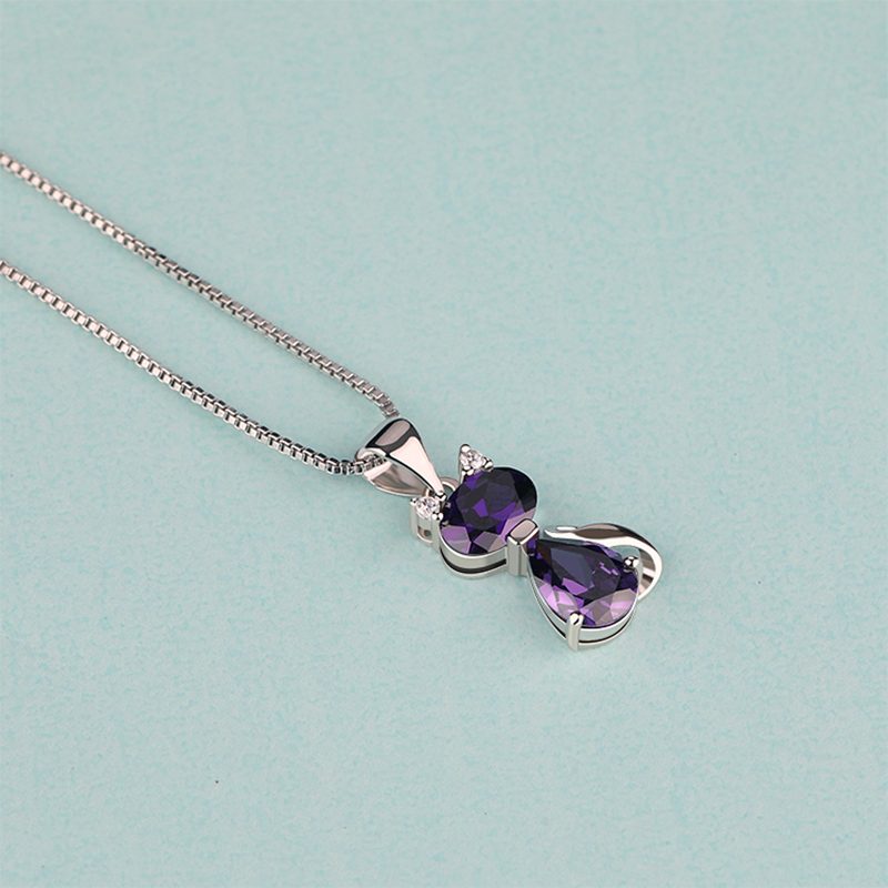 Custom 925 Sterling Silver Gemstone Jewelry Pendants for Necklace