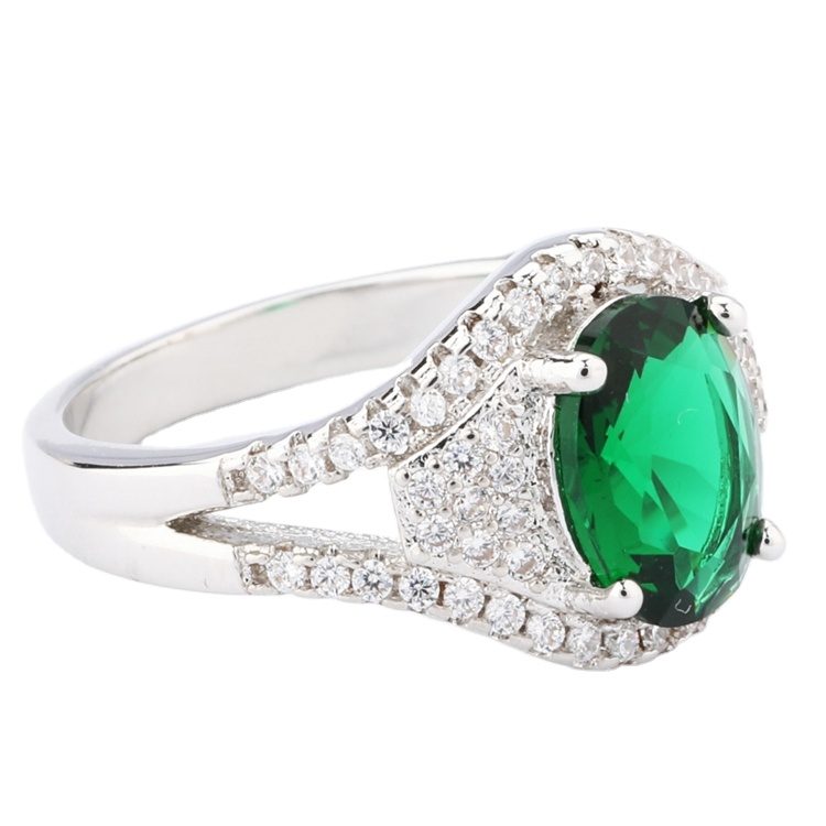 Fashion 925 Silver Engagement Valentine's Day Gift  CZ Stone 925 Sterling Silver Ring