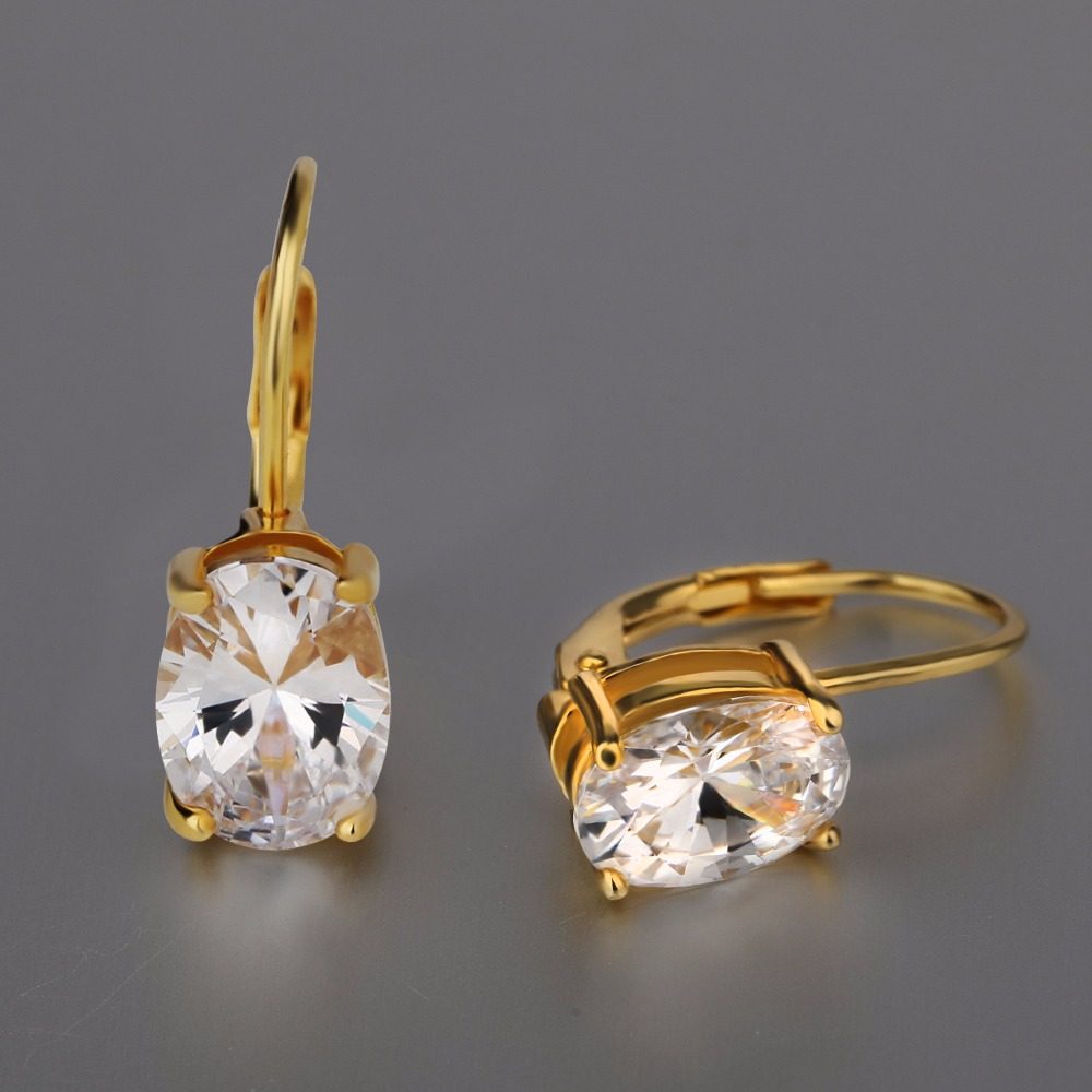 Gold Plated Bali Fashion Cz Earring Designs New Model Earrings