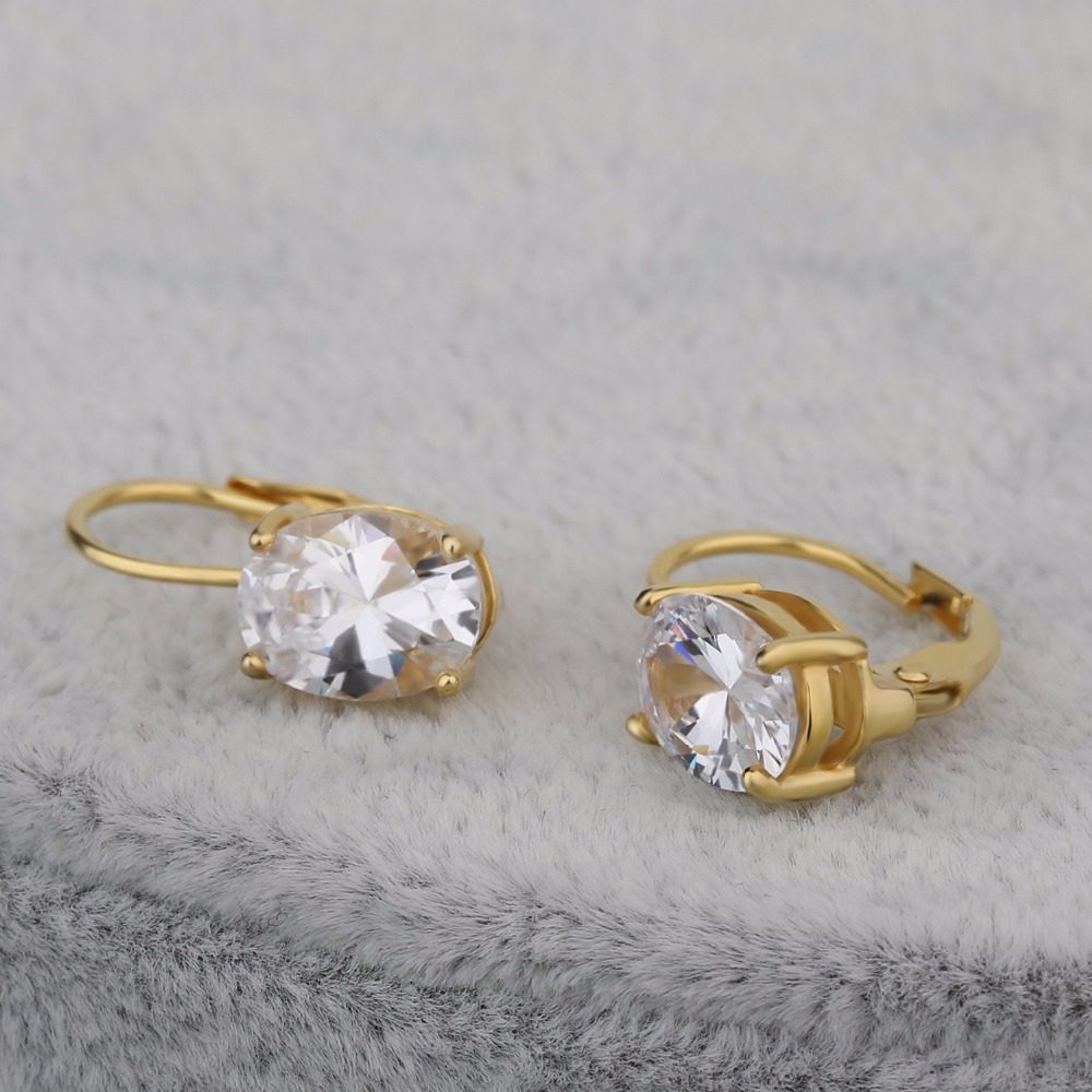 Gold Plated Bali Fashion Cz Earring Designs New Model Earrings