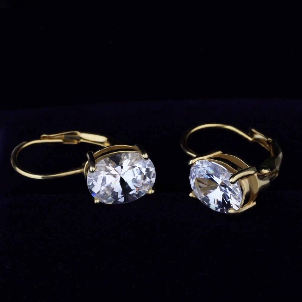 Gold Plated Bali Fashion Cz Earring Designs New Model Earrings