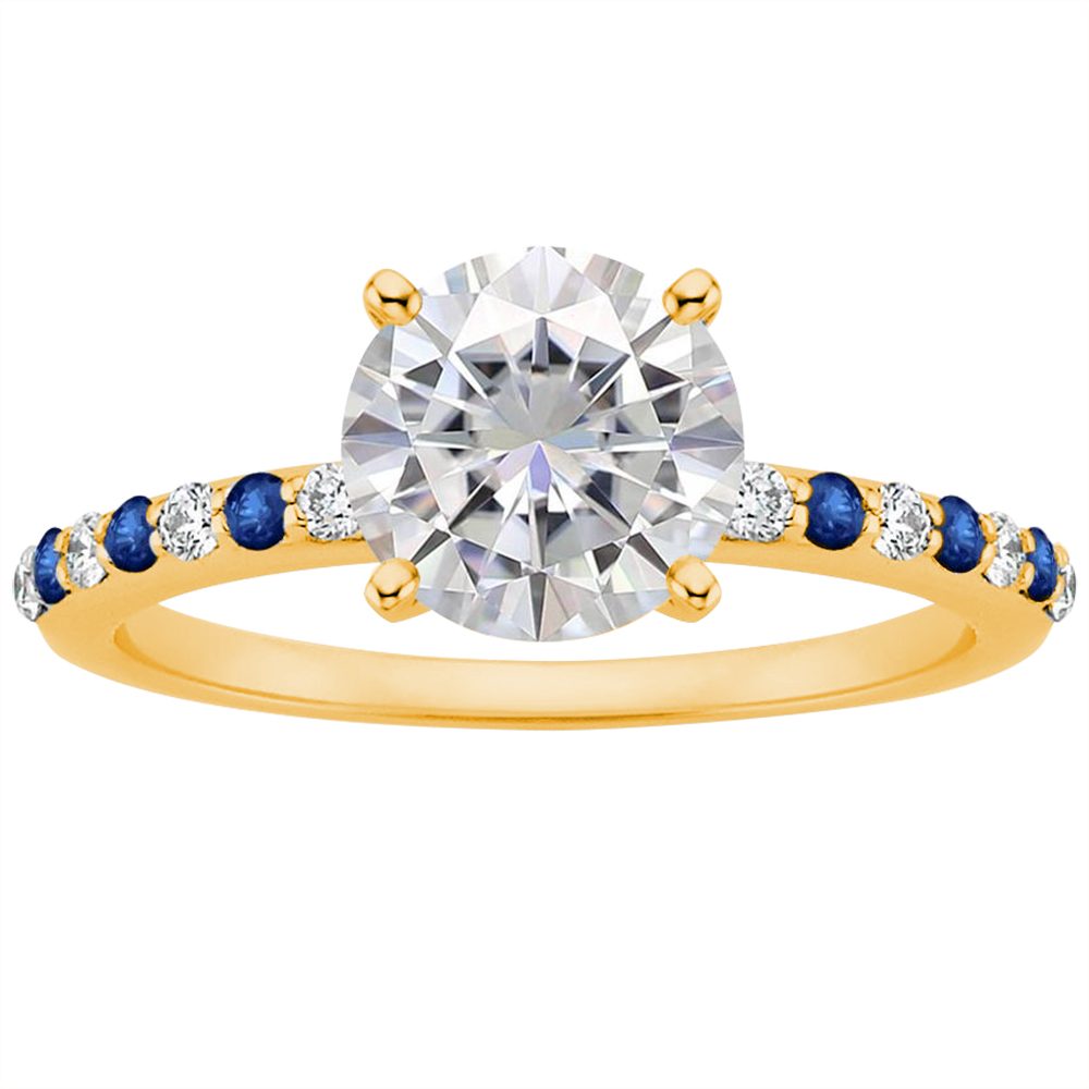 Women Italian S925 Silver Diamond Drill Bit Engagement Ring