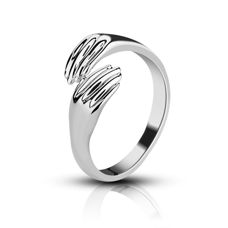 Classic Diamond Wedding Jewelry Fashion Opening Fairy Wings 925 Sterling Silver Ring Eternality Ring
