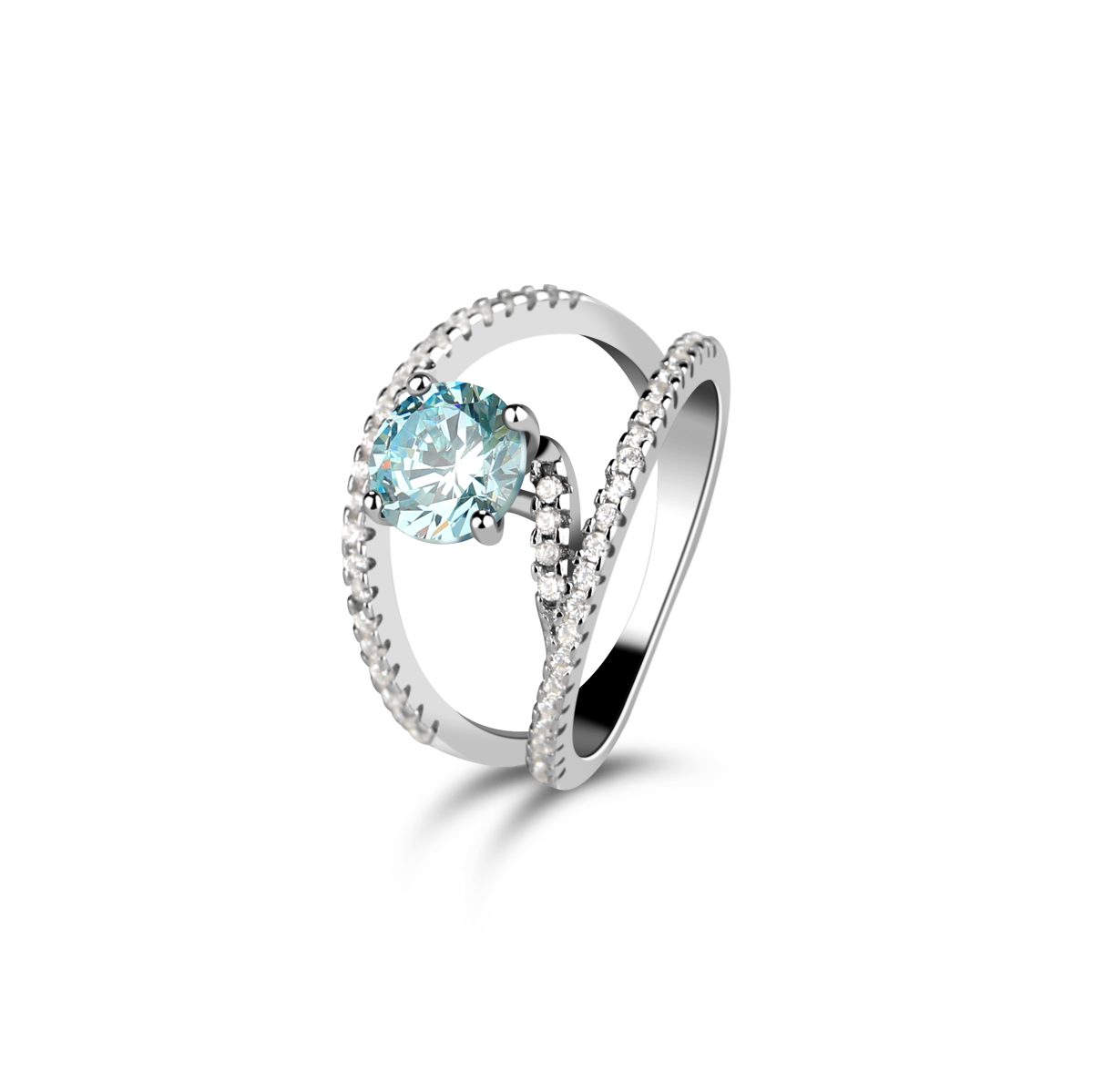 Mascot Custom Sterling Silver Cubic Zirconia Graduation Rings 925 Silver Rings Wholesale