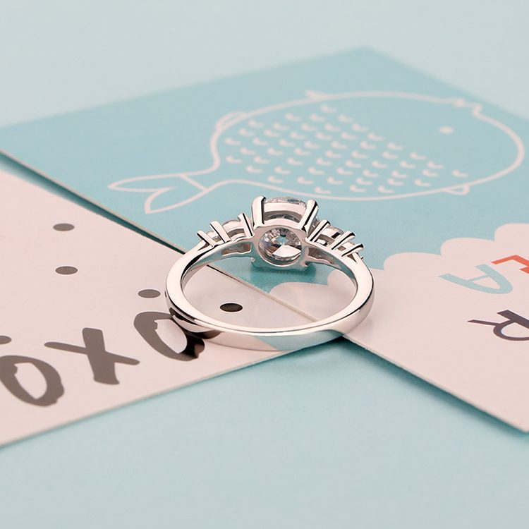 Factory Wholesale Custom  Women's  925 Sterling Silver Ring