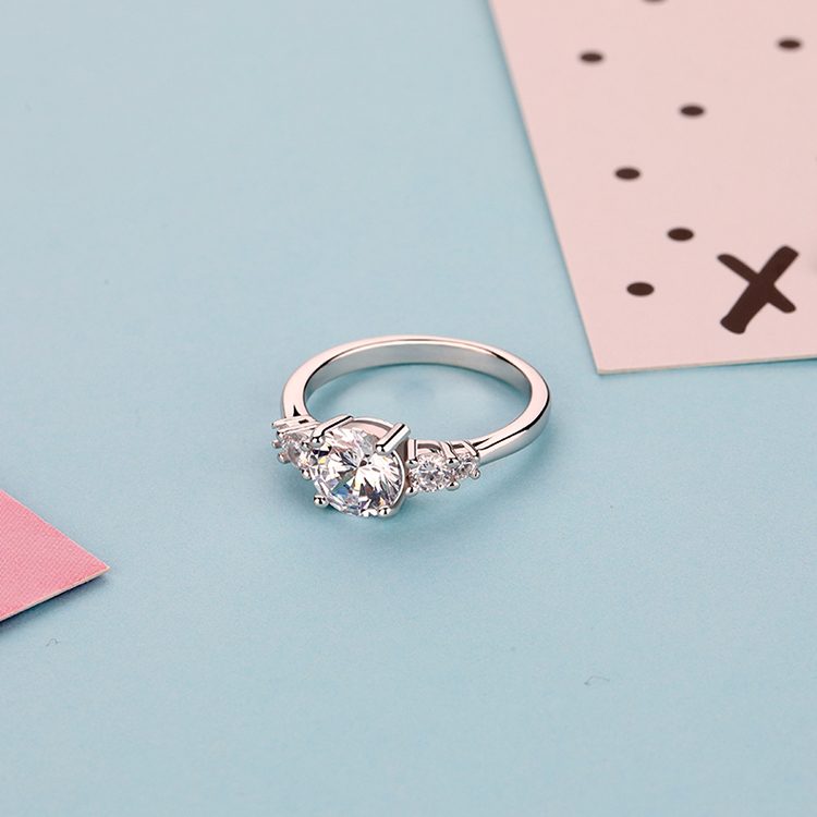 Factory Wholesale Custom  Women's  925 Sterling Silver Ring