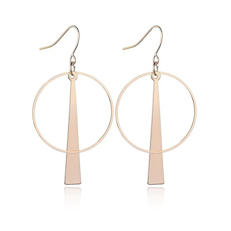 Design Charm Women Drop Hoop Earrings Hoop Earrings Zircon Zinc Alloy Mascot Stainless Steel Factory Custom Fashion for Women