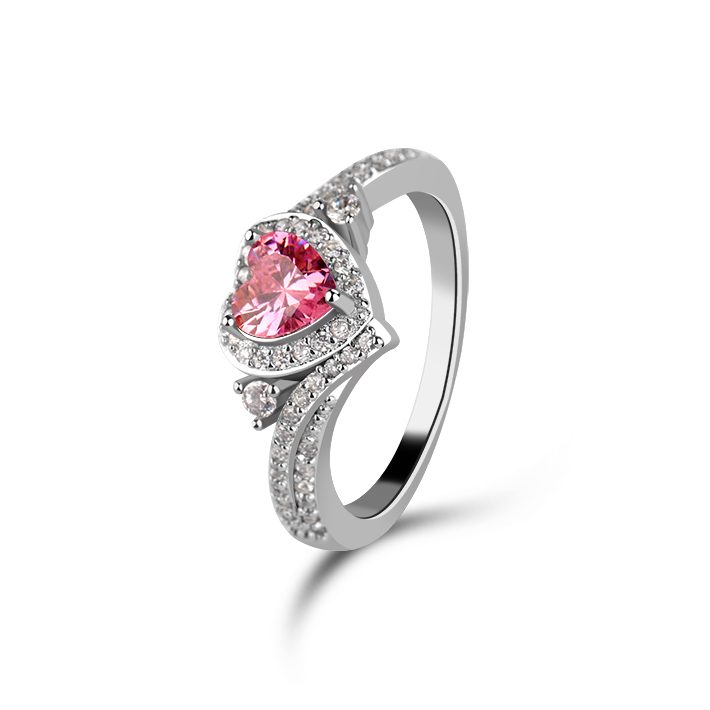 Korean Stylish Women Finger Rings Fashion Jewelry Wedding Rings 925 Silver Shenzhen Trendy Engagement Ring Diamond Mascot Zircon