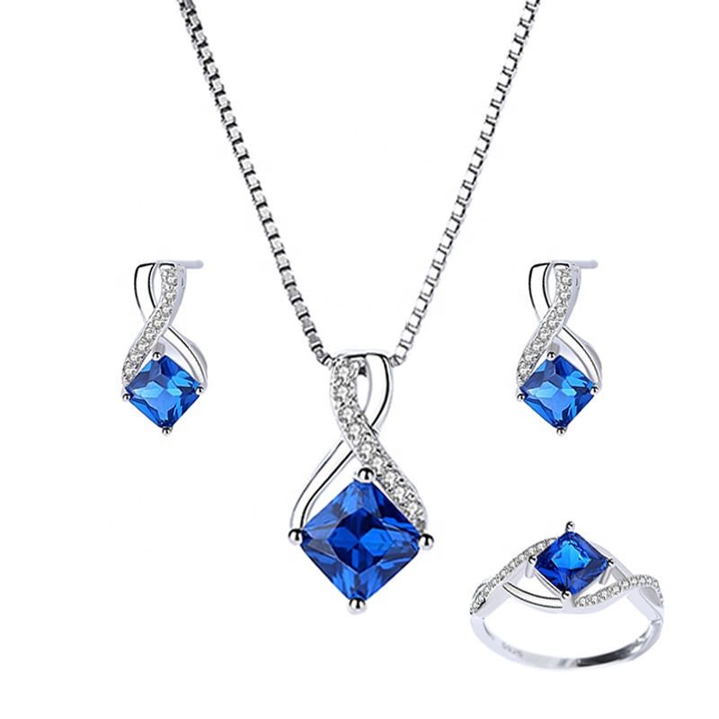 Jewelry Set Pendant Necklace Ring Earrings Mascot Fine S925 Sterling Silver Wholesale Luxury Fashion Classic for Women Zircon
