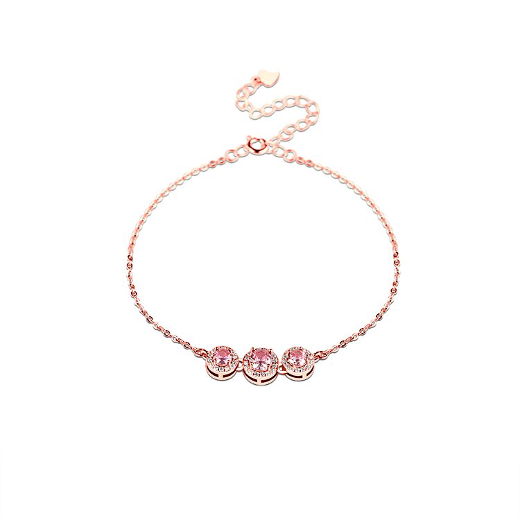 Custom Fine Jewelry Bracelets Cubic Zircon Tennis Chain Fashion Design Wholesale 925 Sterling Silver Plating Gold Bracelet