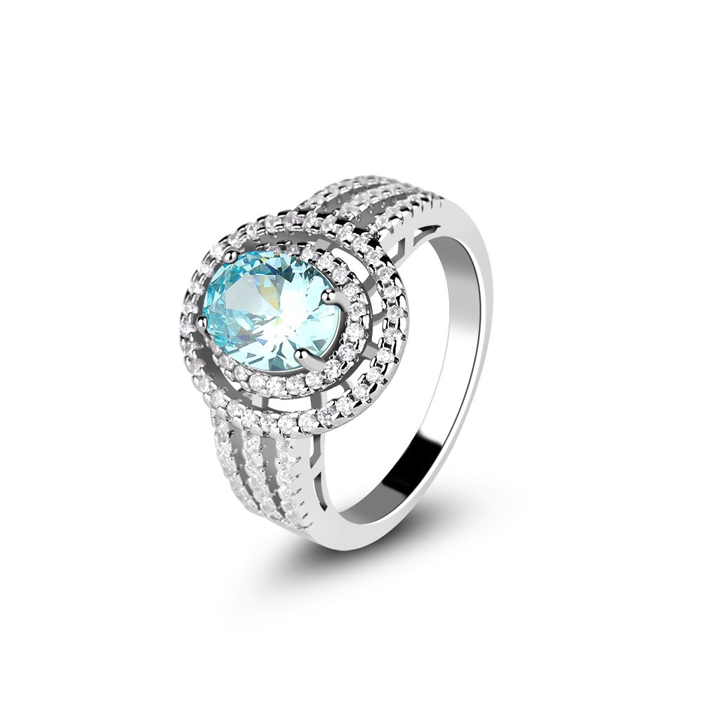 Customized Mascot New Fashion Fine Jewelry Custom 925 Sterling Silver Engagement Wedding Gemstone Rings