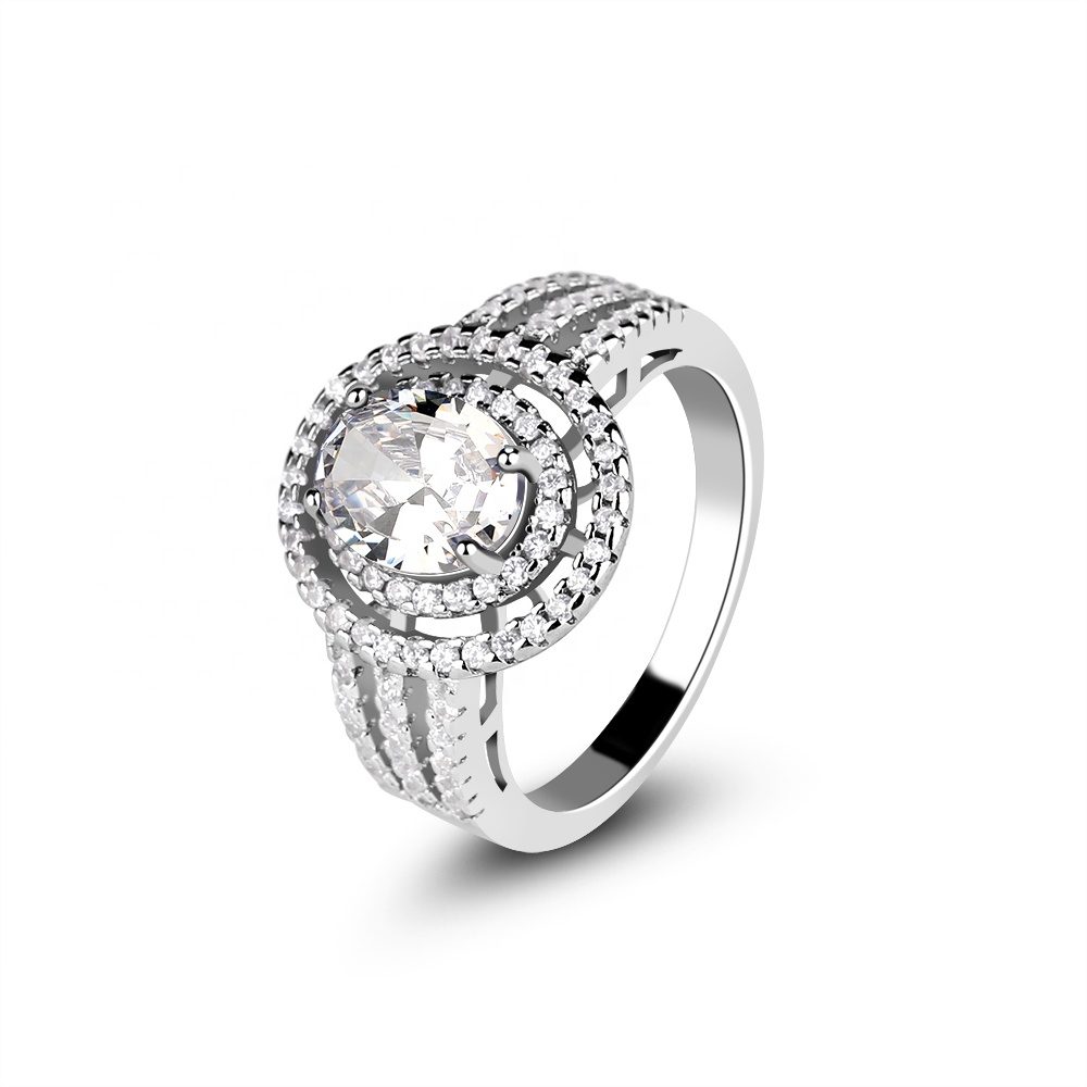 Customized Mascot New Fashion Fine Jewelry Custom 925 Sterling Silver Engagement Wedding Gemstone Rings