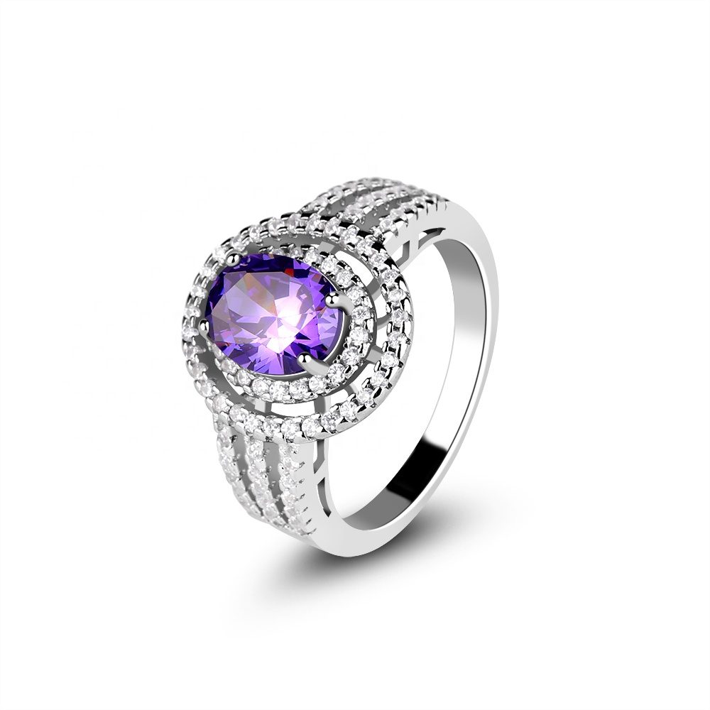 Customized Mascot New Fashion Fine Jewelry Custom 925 Sterling Silver Engagement Wedding Gemstone Rings