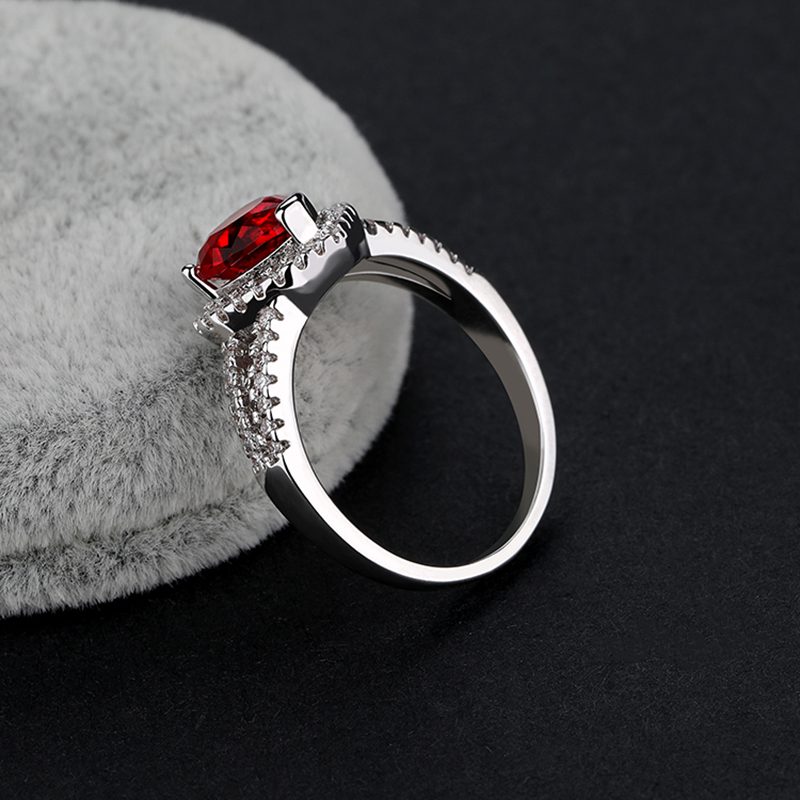 Mascot Wholesale Custom Jewelry Rhodium Plated Birth Stone Heart