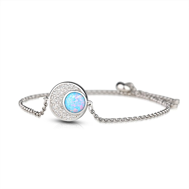 Women Wholesale Custom Silver Bracelets 925 Sterling Silver Bracelet for Women Jewelry