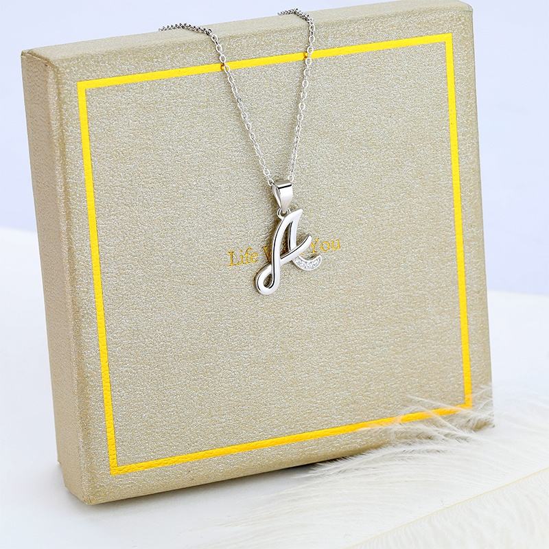 Letter A Necklace