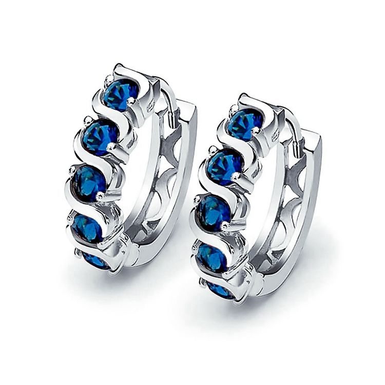 Fashion 925 Silver Hoop Earrings for Women Gold Plated Jewelry Lightweight Everyday Gift Wear Wedding Anniversary