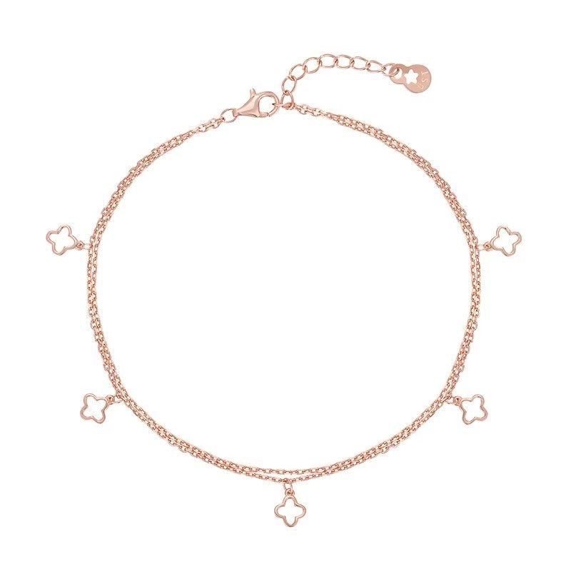 Minimalist Rose Gold Plated Chain Bracelet for Women Fine Jewelry Elegant and Versatile for All Occasions