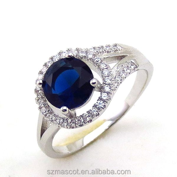 Cheap Price Simple Zircon Moon Stone Designs Nail Jewelry Ring Price