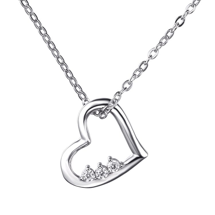Charm Infinity Love Heart Necklace Gifts Jewelry Custom 925 Sterling Silver Custom Logo Shenzhen CLASSIC Mascot Link Chain