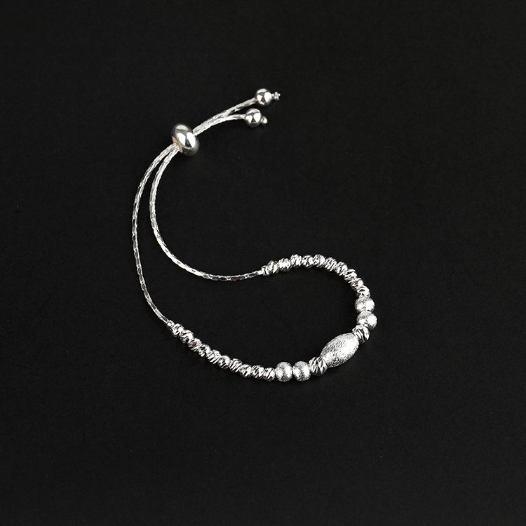 Custom Luxury Band Pure 925 Sterling Silver Fashion Bracelet for Woman Daily Fashion Jewelry