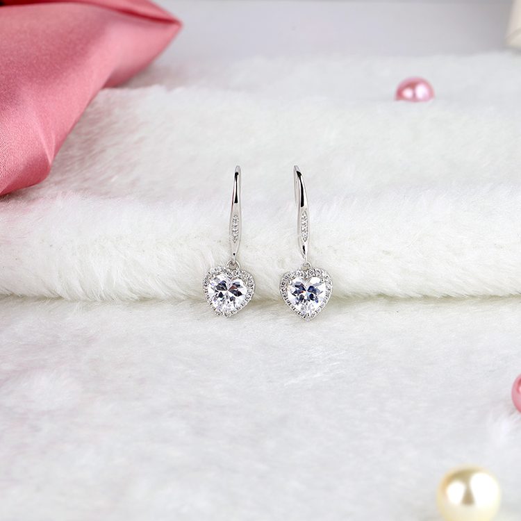 Brand Fashion Zircon Stud Earrings Charm 3A Cubic Zircon Drop Earrings for Women