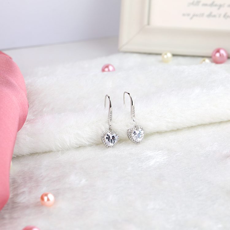 Brand Fashion Zircon Stud Earrings Charm 3A Cubic Zircon Drop Earrings for Women