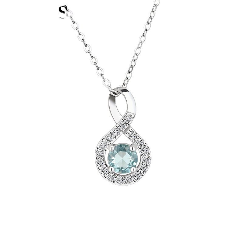 Custom Pendant Round Initial Diamond Necklace Shaped Micro Fine Necklace