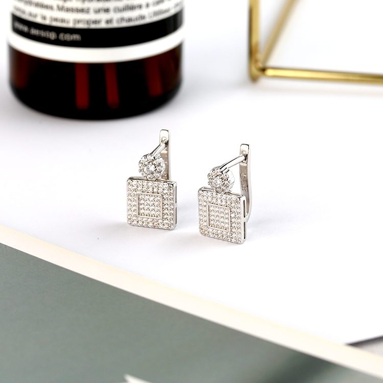 925 Silver Earring Stud Earrings Custom Petal Earrings