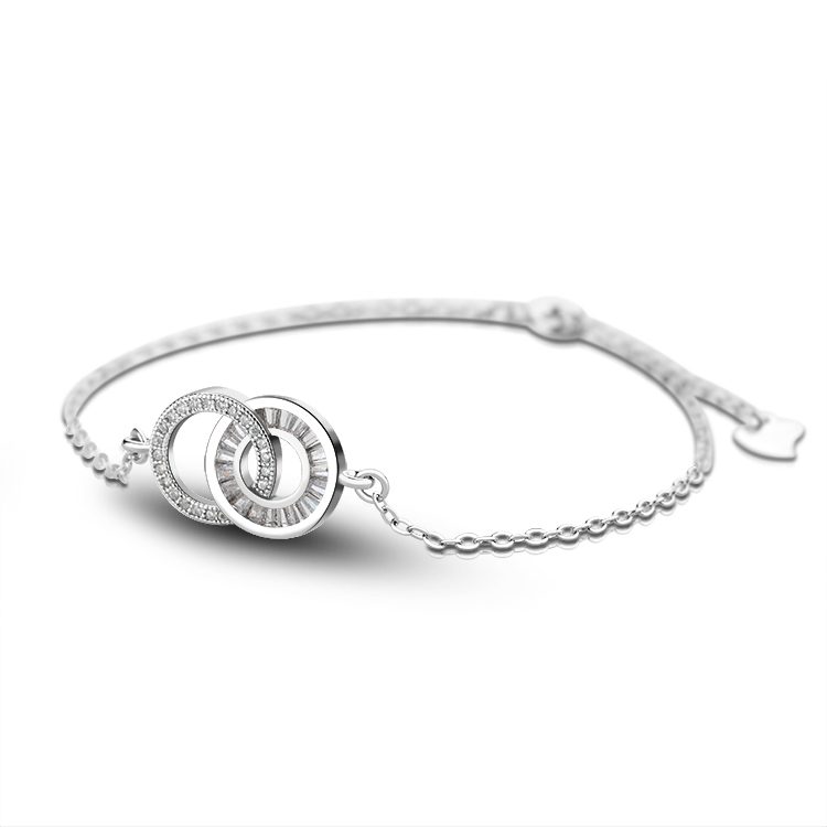 Girls Friendship Bracelets Charms Zircon Adjustable Bracelet for Women