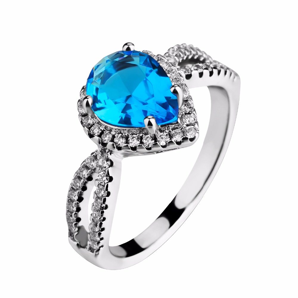 Wholesale Latest Multi Sapphire Gemstone Jewelry Ring with Blue Value Sterling 925 Italian Silver Stone Pure for Girl Mascot