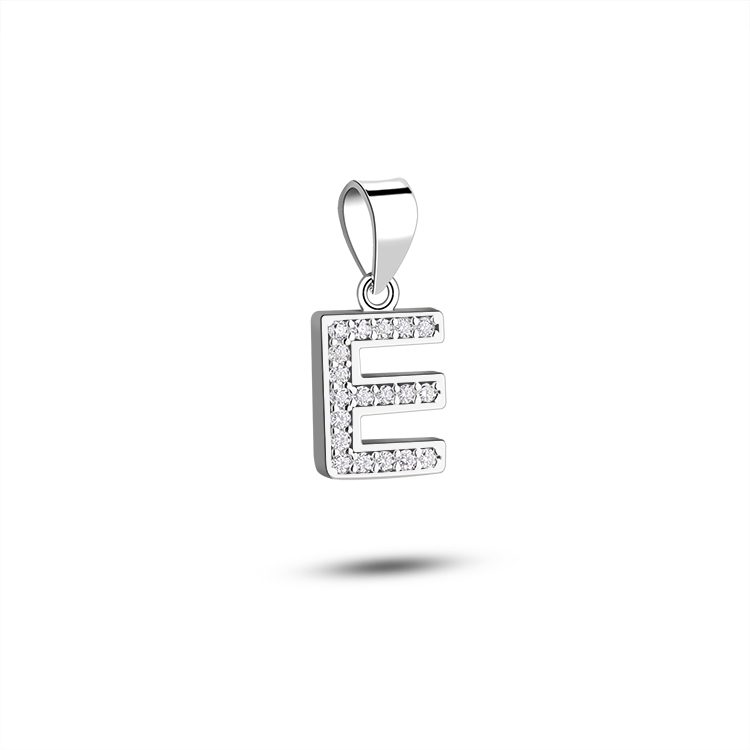 CZ Pendant Iced Out AAA Zircon Chain Hip Hop Necklace Jewelry Gift Custom Name Letters 925 Sterling Silver Custom Logo Shenzhen