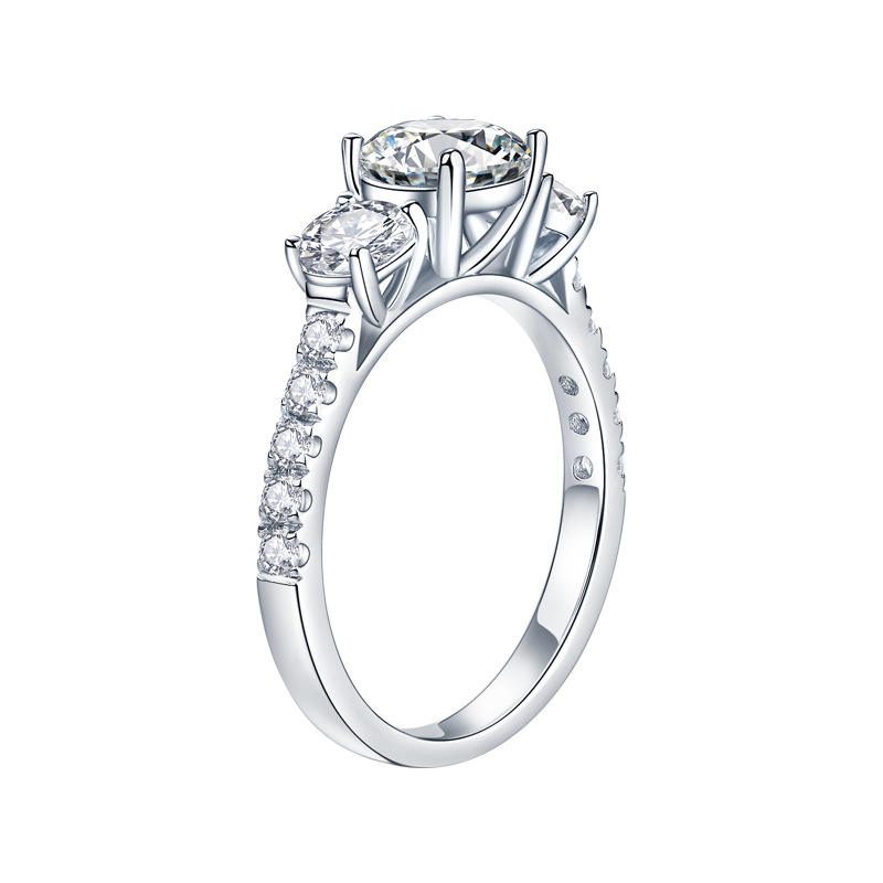 Engagement Rings Catalogue Wedding Rings Silver 925 CLASSIC Mascot Zircon Wedding Bands or Rings Cheap Price Silver for Women