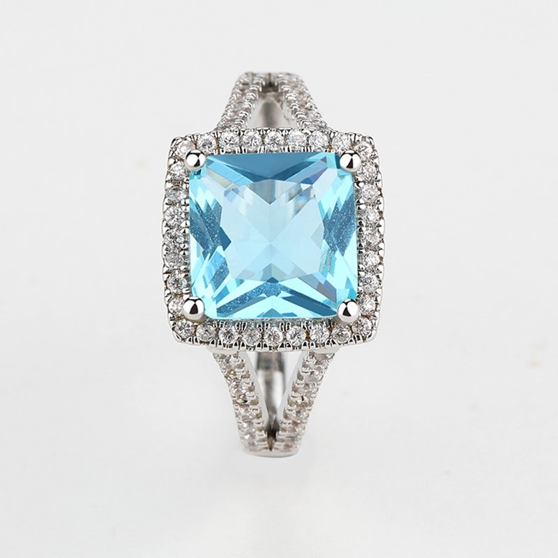 2023 Chinese Supplier New Arrival Sterling Silver Bling Ring
