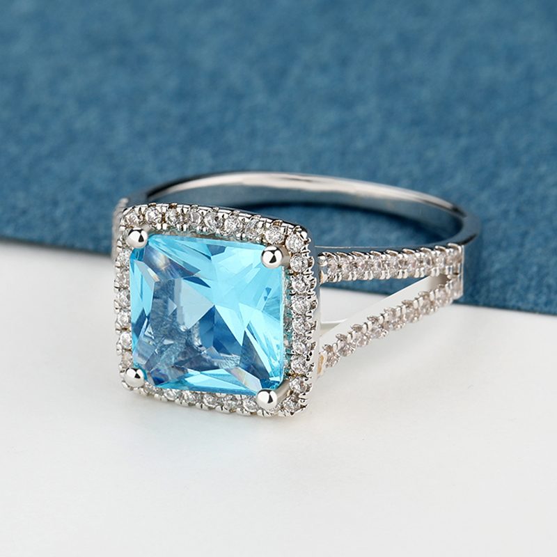 2023 Chinese Supplier New Arrival Sterling Silver Bling Ring