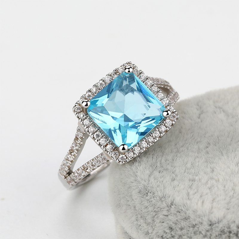 2023 Chinese Supplier New Arrival Sterling Silver Bling Ring