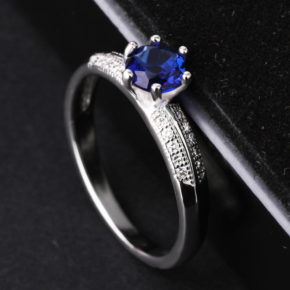 Custom Bohemian Sterling Silver Ring 925 Silver Zirconia Rings Women