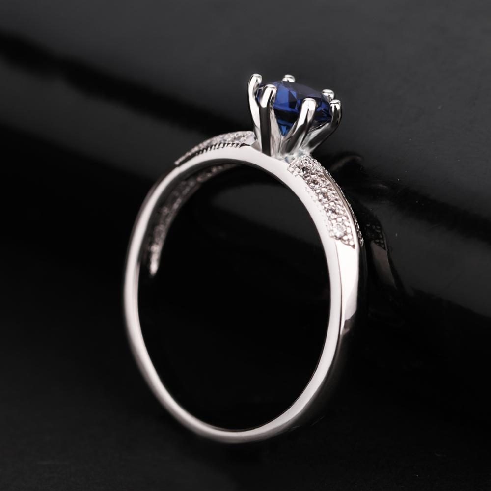 Custom Bohemian Sterling Silver Ring 925 Silver Zirconia Rings Women