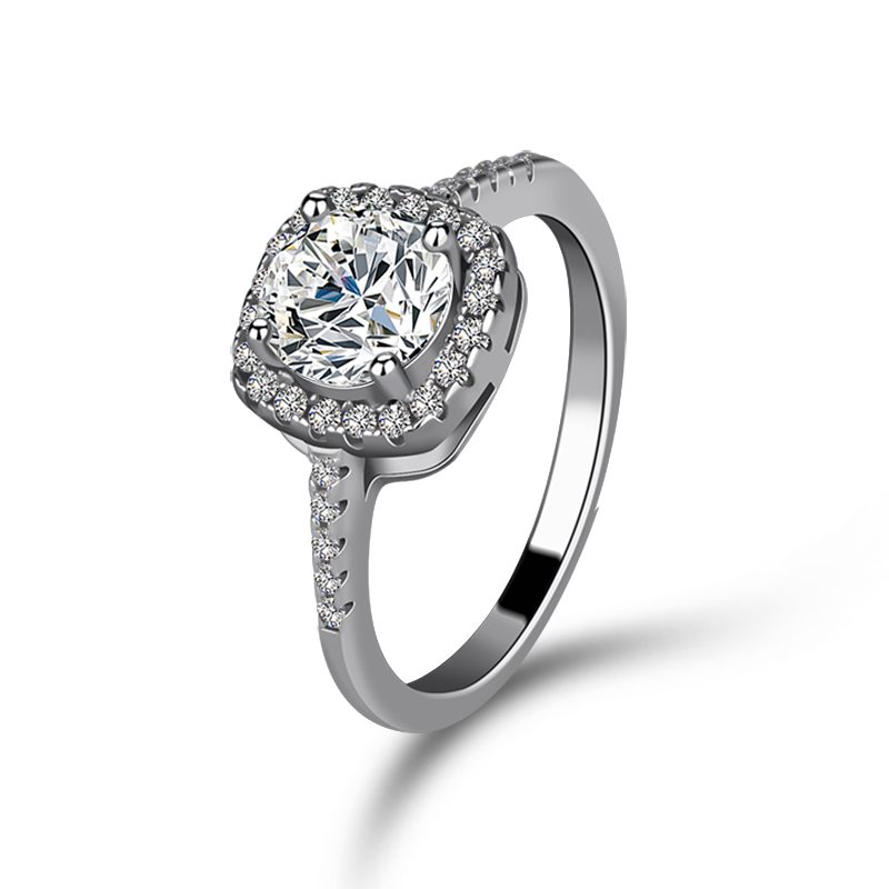 Trendy Fashion Jewelry Rings Brass and 925 Silver Gold Plated Custom Handmade Wholesale Promise Rings for Lovers OEM