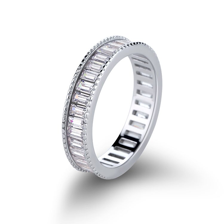 2025 Trendy Fine Jewelry 925 Sterling Silver Women's Ring Jewelry Luxury Silver 925 Wedding Ring Hip Hop Ring for Men