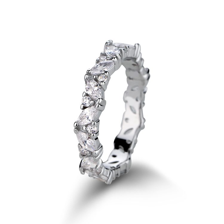 Fashion Popular Wholesale Price High S925 Sterling Silver Love Couple Jewelry Stackable Rings Handmade Custom Logo OEM Wholesale