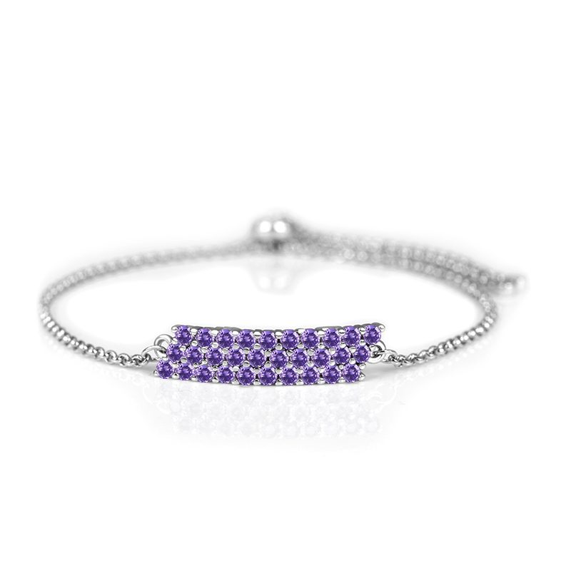 Unique 925 Sterling Silver Zircon Bracelet Women Jewelry