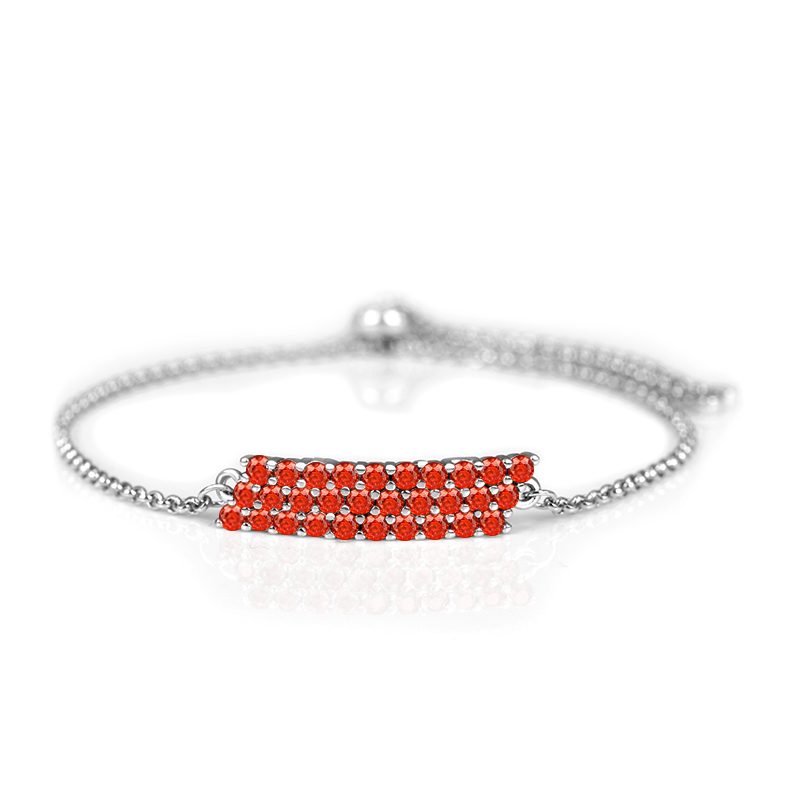 Unique 925 Sterling Silver Zircon Bracelet Women Jewelry